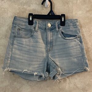 American Eagle Outfitters Light Wash Jean Shorts